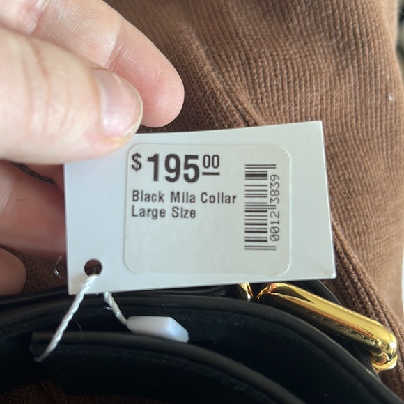 BNWT LEATHER COLLAR - Picture 5 of 5